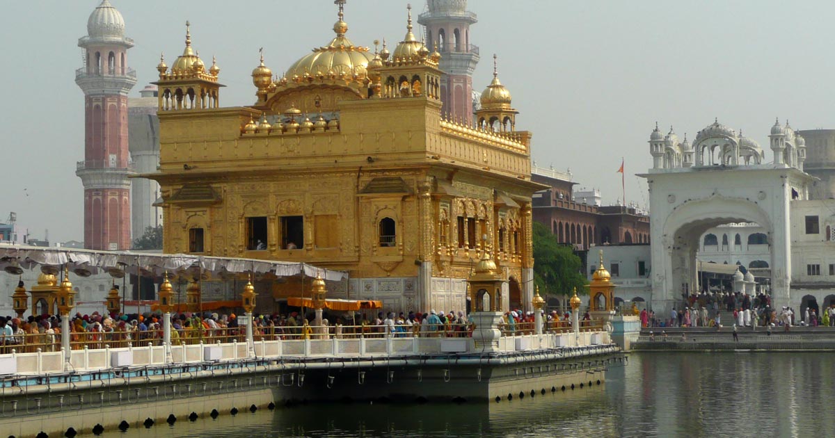 The Sikh Golden Temple Amritsar, India