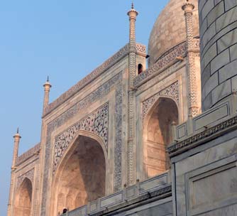 Sun Light Taj Mahal 