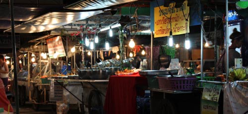 Thong Sala Food Market