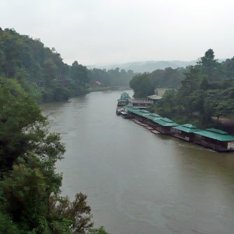 The bridge over the River Kwai